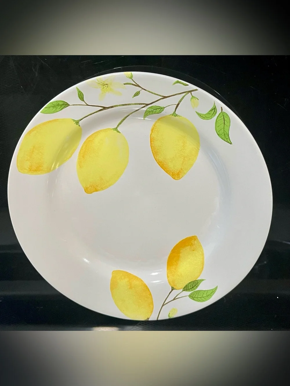 Sur La Table Set of 4/Lemon Salad Plates 8.5